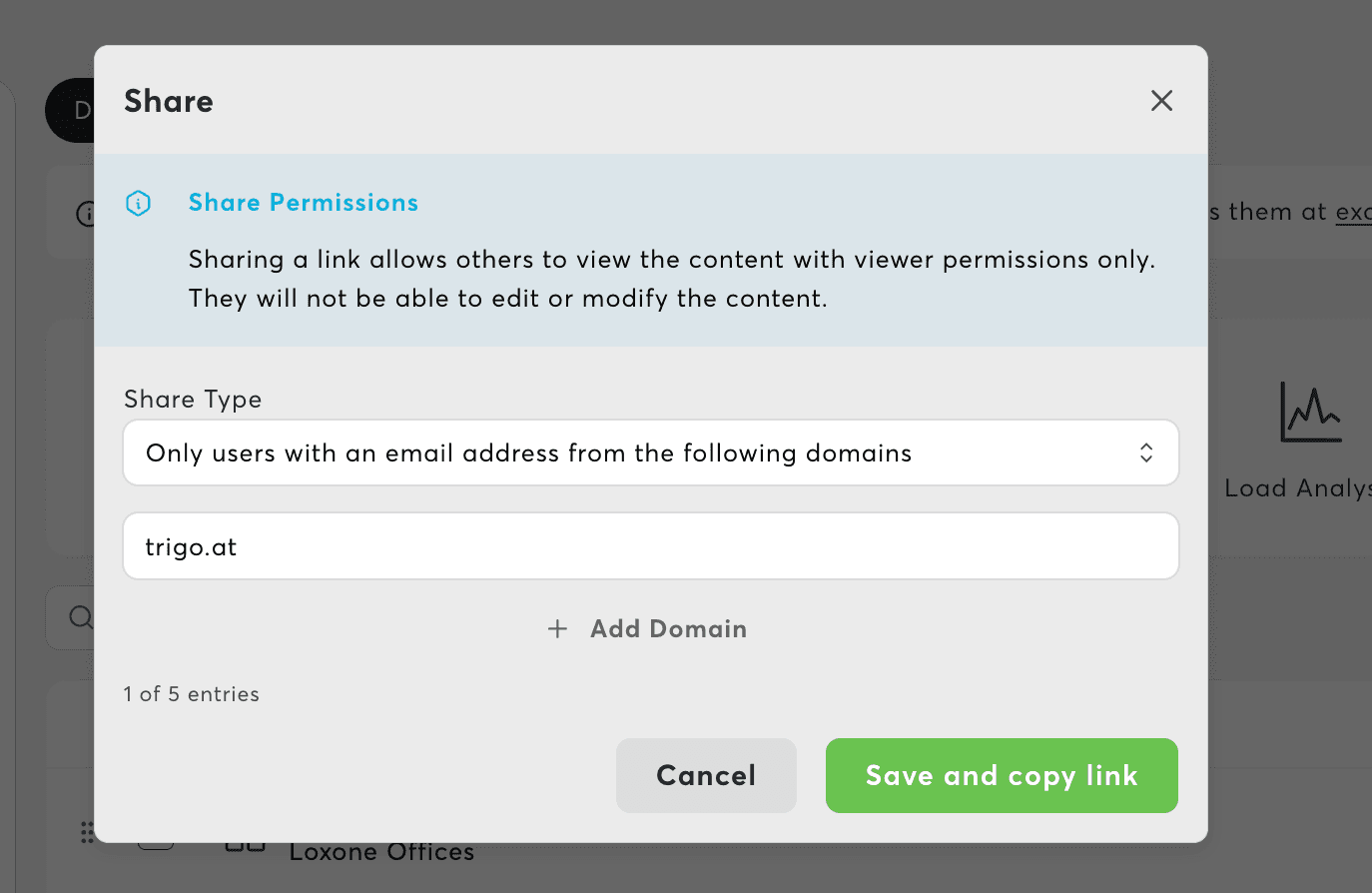 Share Modal