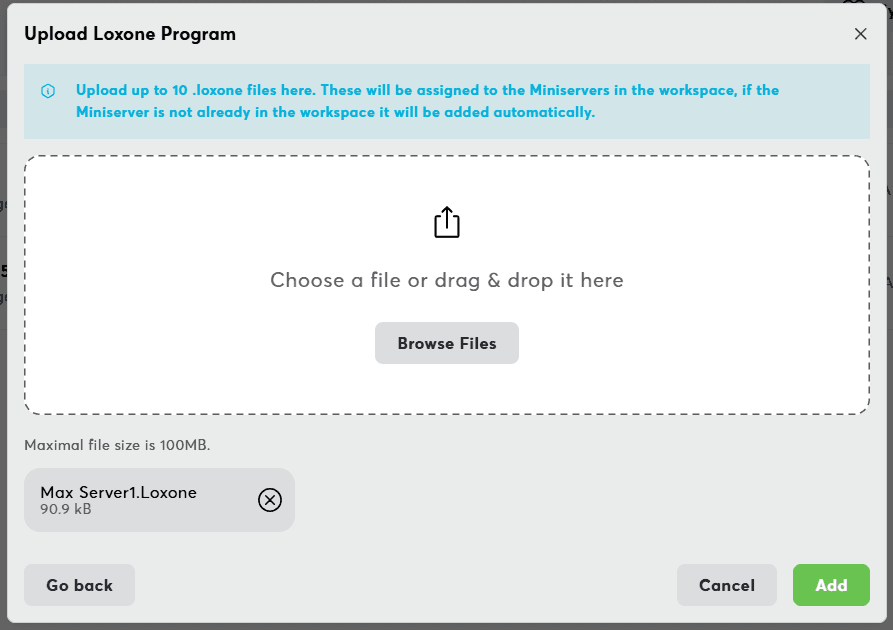 Configure Exo Plugin Screenshot