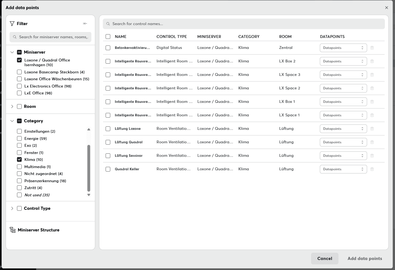 Facet Search Screenshot