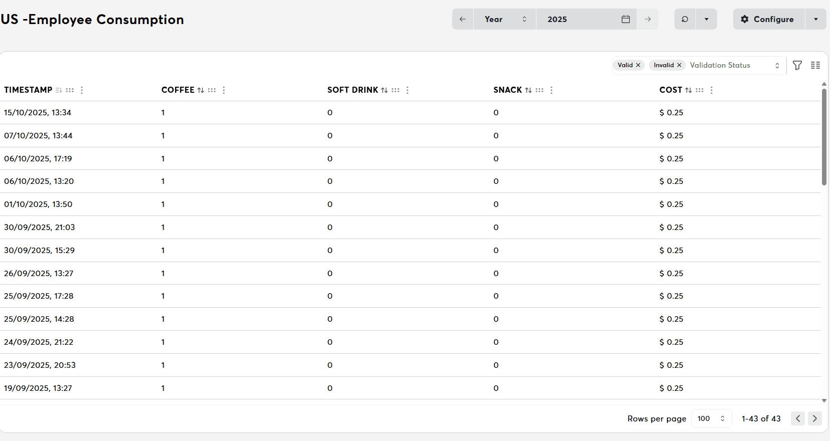 Database Schema UI Screenshot