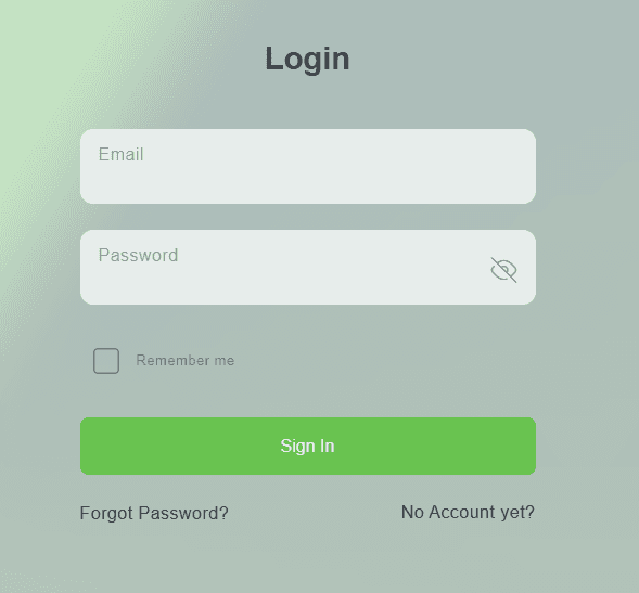 Exosphere Login Screenshot